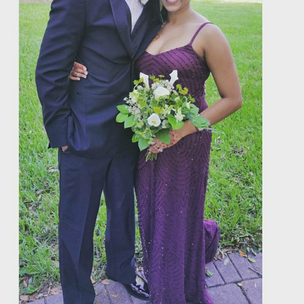 Maroon formal dress